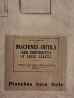Planches de Machines-outils "leur construction, leur calcul" 1926 – Image 3